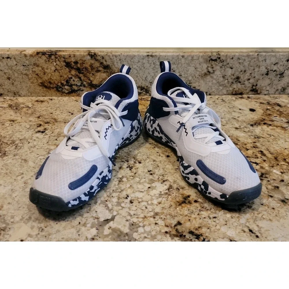 Adidas D.O.N Issue #3 Team Crew Men's 10 White Navy Blue Donovan Mitchell DON